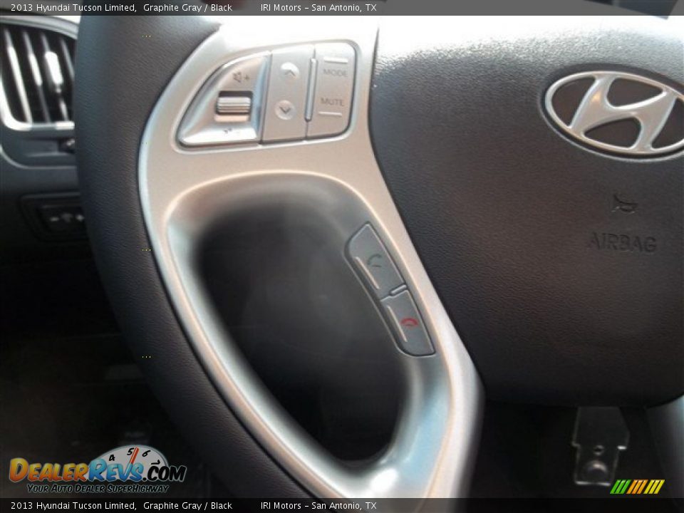 2013 Hyundai Tucson Limited Graphite Gray / Black Photo #19