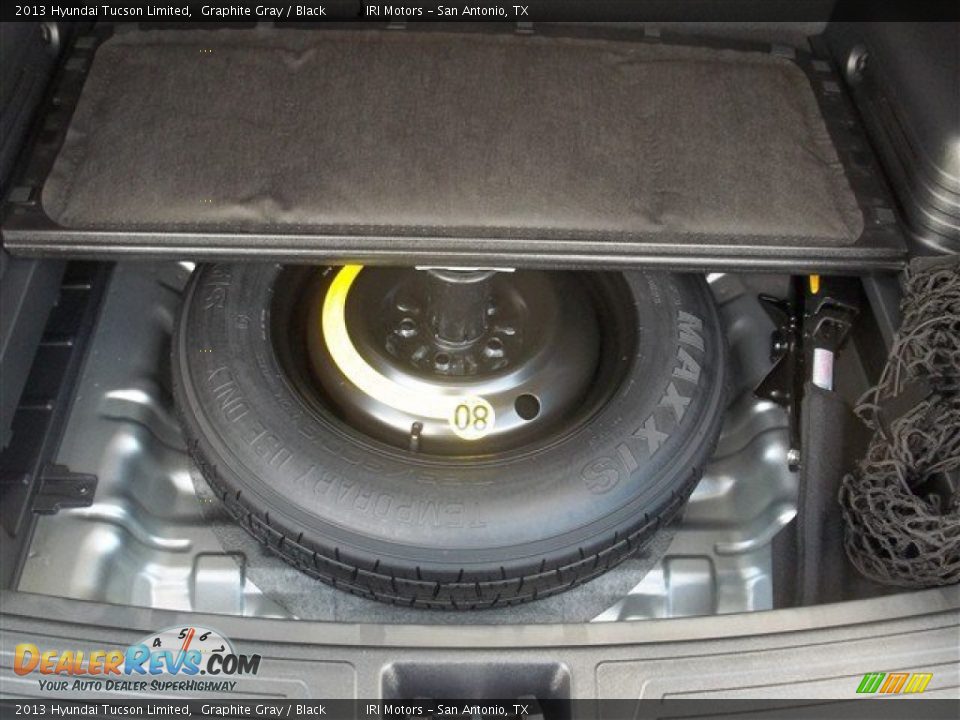 2013 Hyundai Tucson Limited Graphite Gray / Black Photo #21