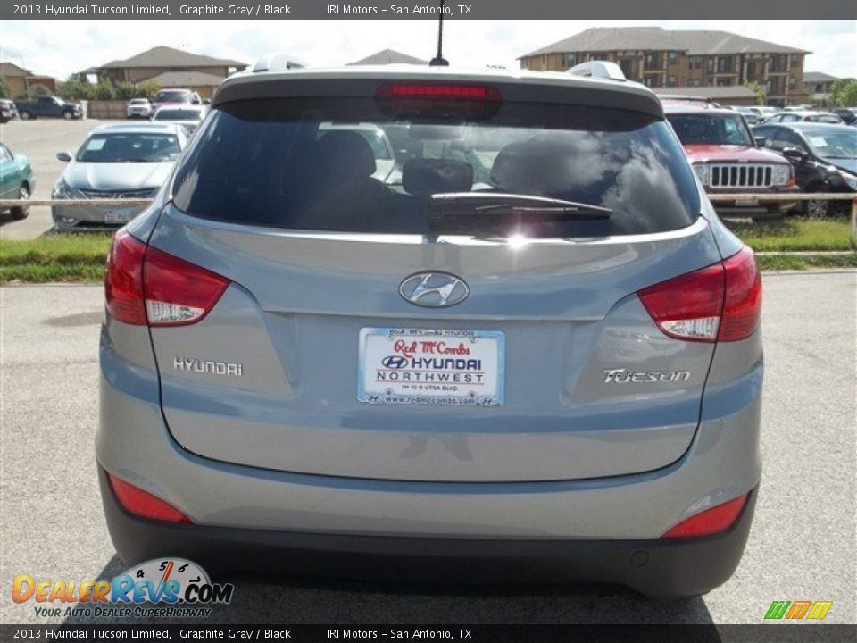 2013 Hyundai Tucson Limited Graphite Gray / Black Photo #23