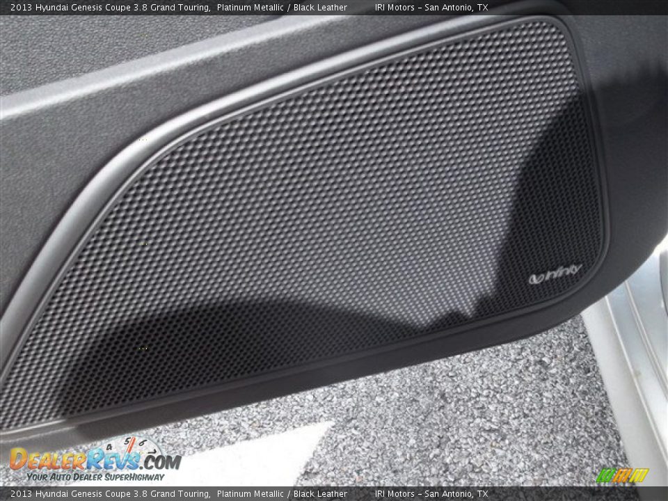 2013 Hyundai Genesis Coupe 3.8 Grand Touring Platinum Metallic / Black Leather Photo #14