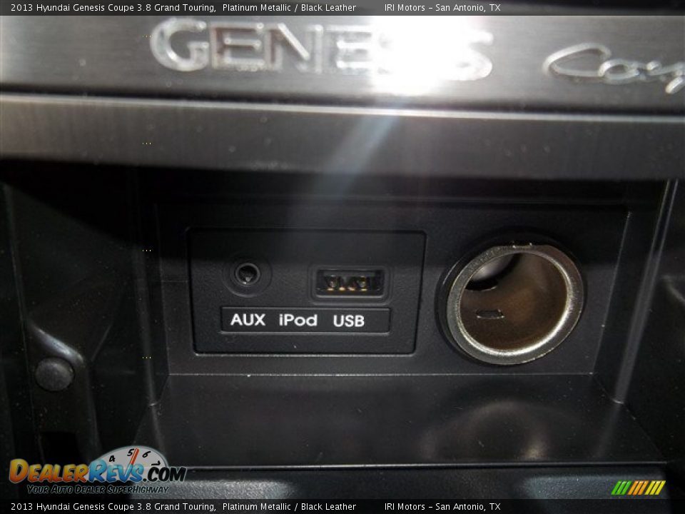 2013 Hyundai Genesis Coupe 3.8 Grand Touring Platinum Metallic / Black Leather Photo #21