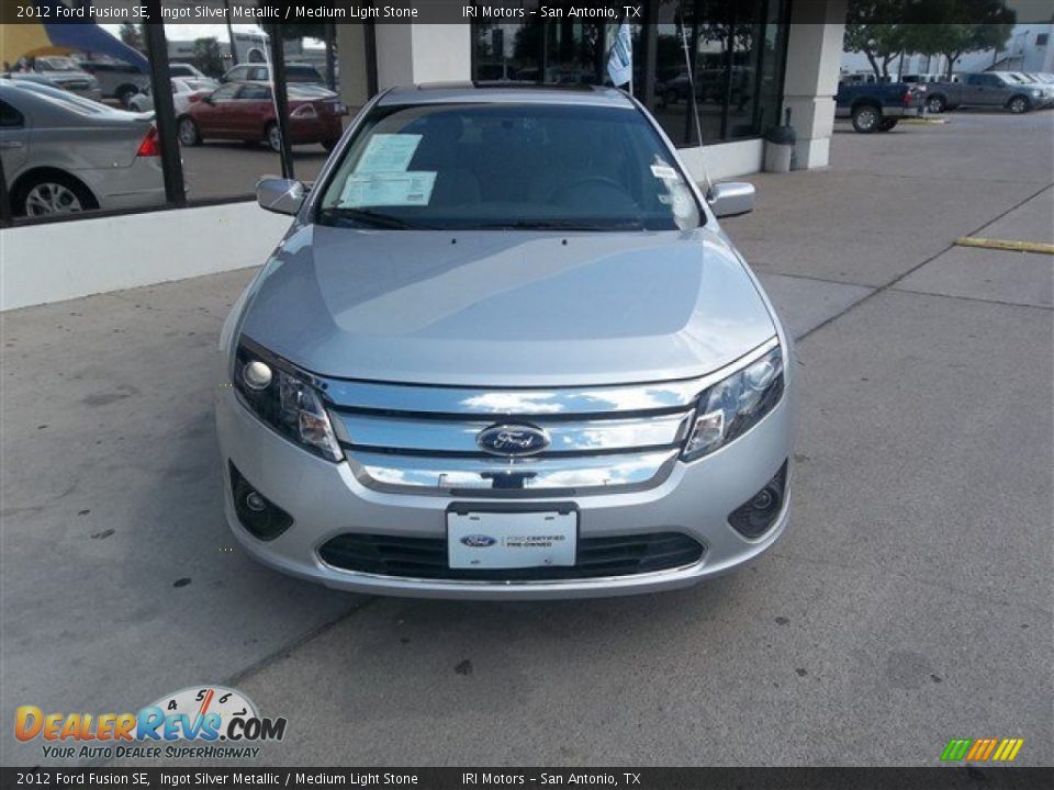 2012 Ford Fusion SE Ingot Silver Metallic / Medium Light Stone Photo #1
