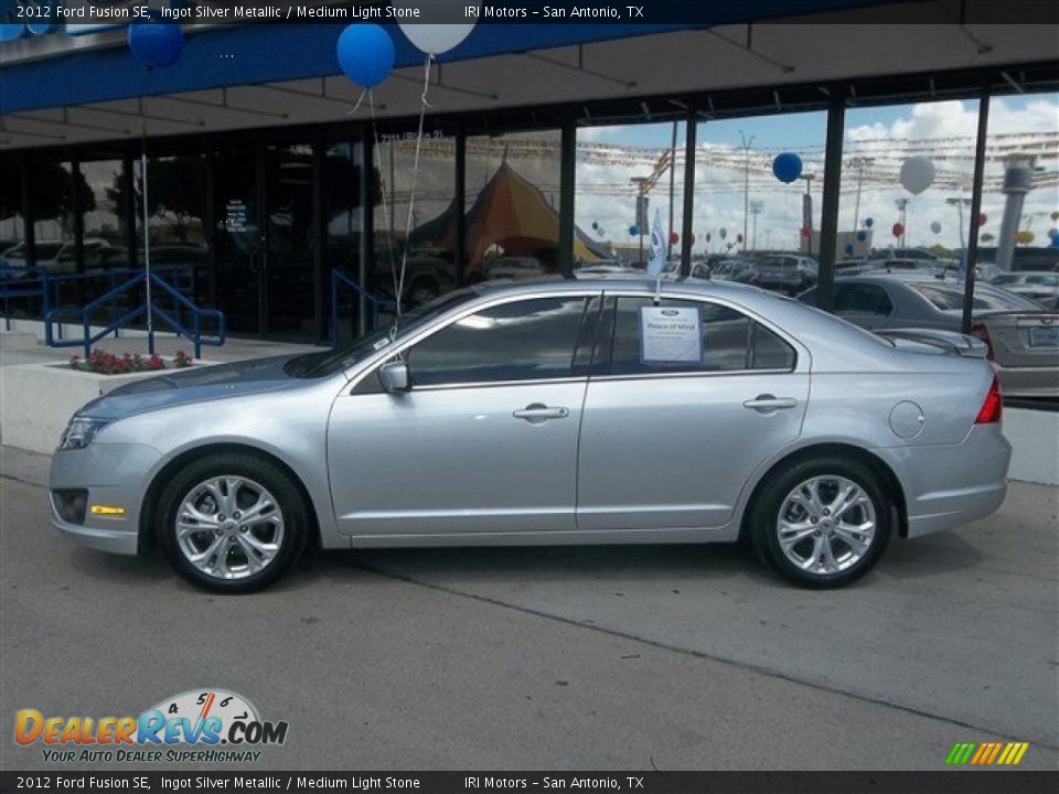 2012 Ford Fusion SE Ingot Silver Metallic / Medium Light Stone Photo #3