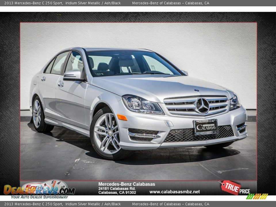 2013 Mercedes-Benz C 250 Sport Iridium Silver Metallic / Ash/Black Photo #1