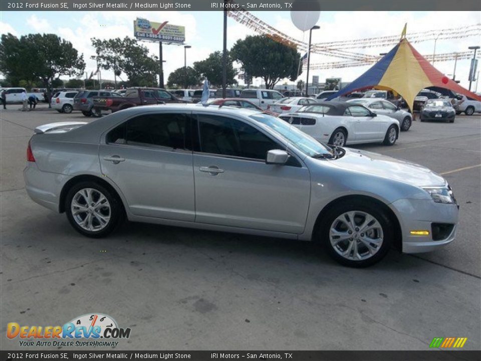 2012 Ford Fusion SE Ingot Silver Metallic / Medium Light Stone Photo #6