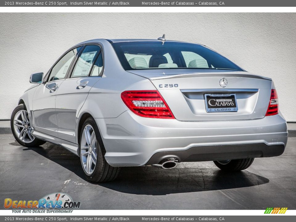 2013 Mercedes-Benz C 250 Sport Iridium Silver Metallic / Ash/Black Photo #2