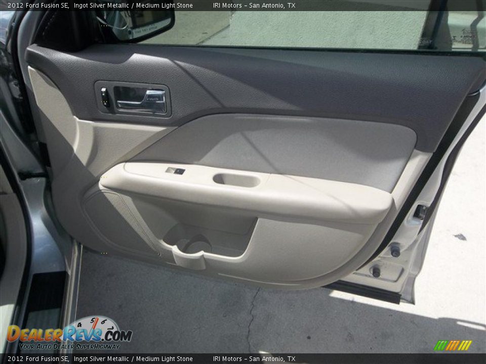 2012 Ford Fusion SE Ingot Silver Metallic / Medium Light Stone Photo #11