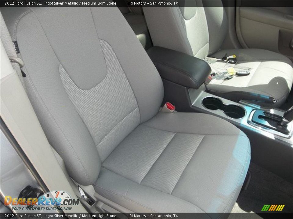 2012 Ford Fusion SE Ingot Silver Metallic / Medium Light Stone Photo #12