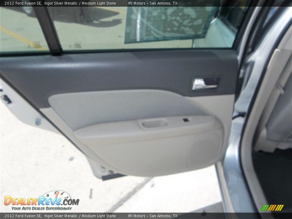 2012 Ford Fusion SE Ingot Silver Metallic / Medium Light Stone Photo #14