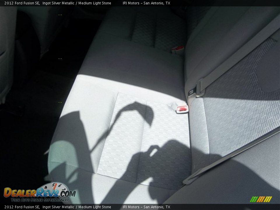 2012 Ford Fusion SE Ingot Silver Metallic / Medium Light Stone Photo #15