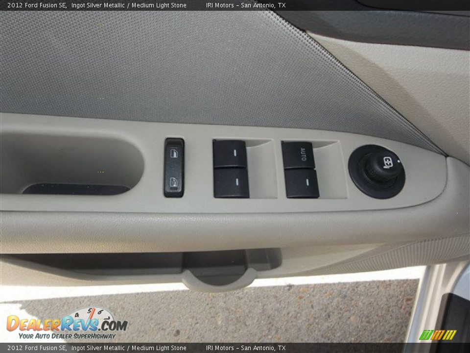 2012 Ford Fusion SE Ingot Silver Metallic / Medium Light Stone Photo #16
