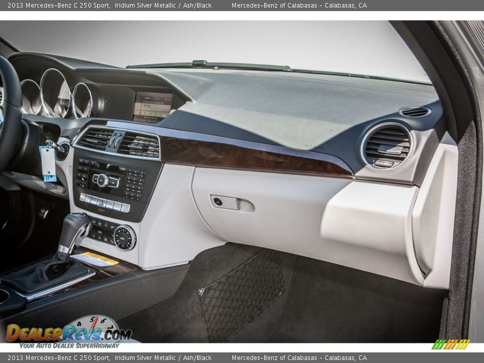 2013 Mercedes-Benz C 250 Sport Iridium Silver Metallic / Ash/Black Photo #8
