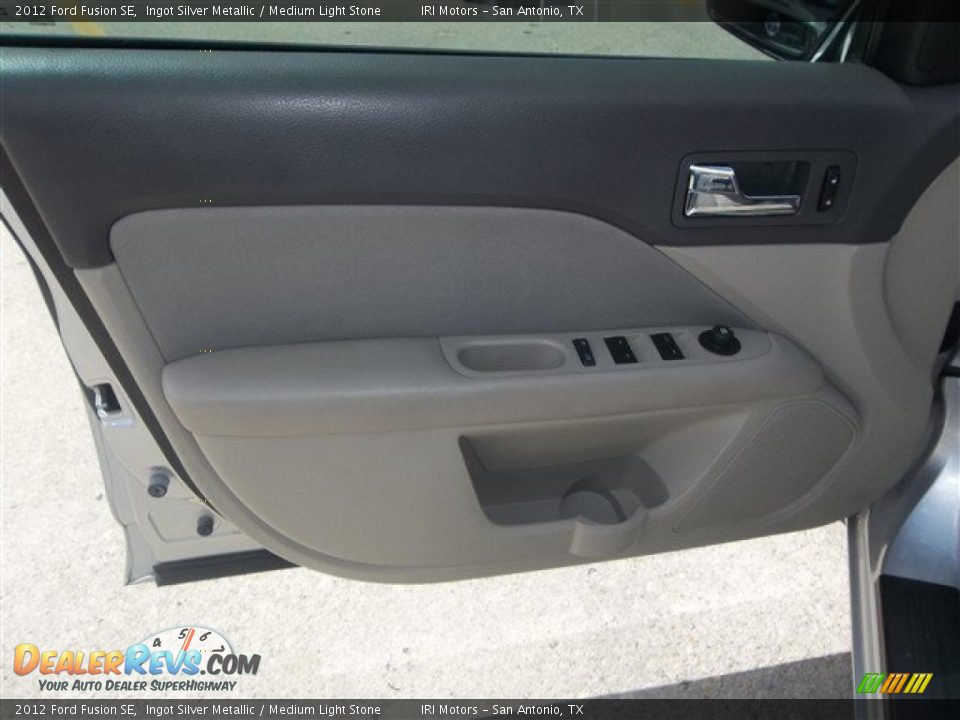 2012 Ford Fusion SE Ingot Silver Metallic / Medium Light Stone Photo #17