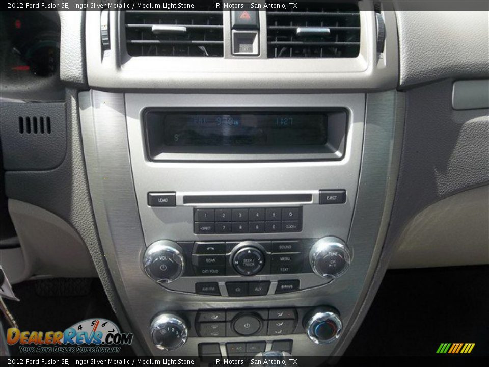 2012 Ford Fusion SE Ingot Silver Metallic / Medium Light Stone Photo #21