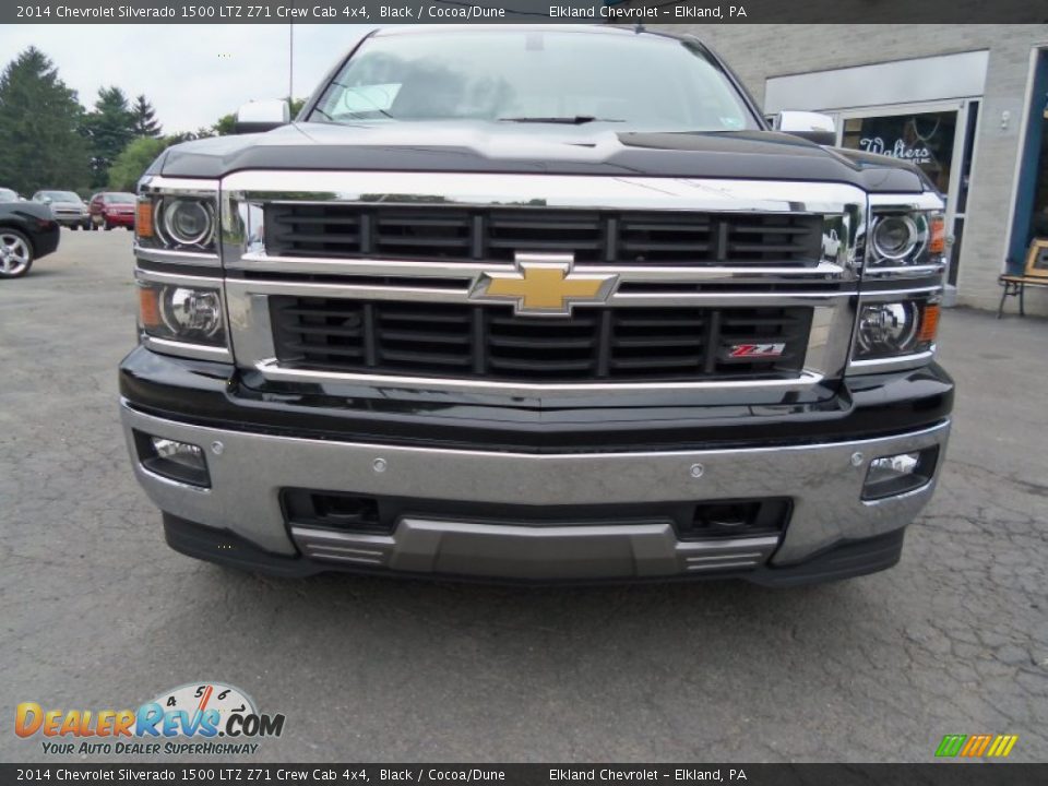 2014 Chevrolet Silverado 1500 LTZ Z71 Crew Cab 4x4 Black / Cocoa/Dune Photo #4