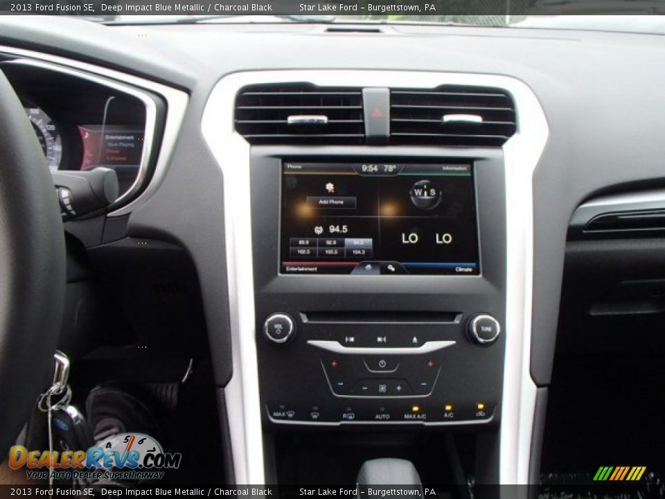 2013 Ford Fusion SE Deep Impact Blue Metallic / Charcoal Black Photo #18