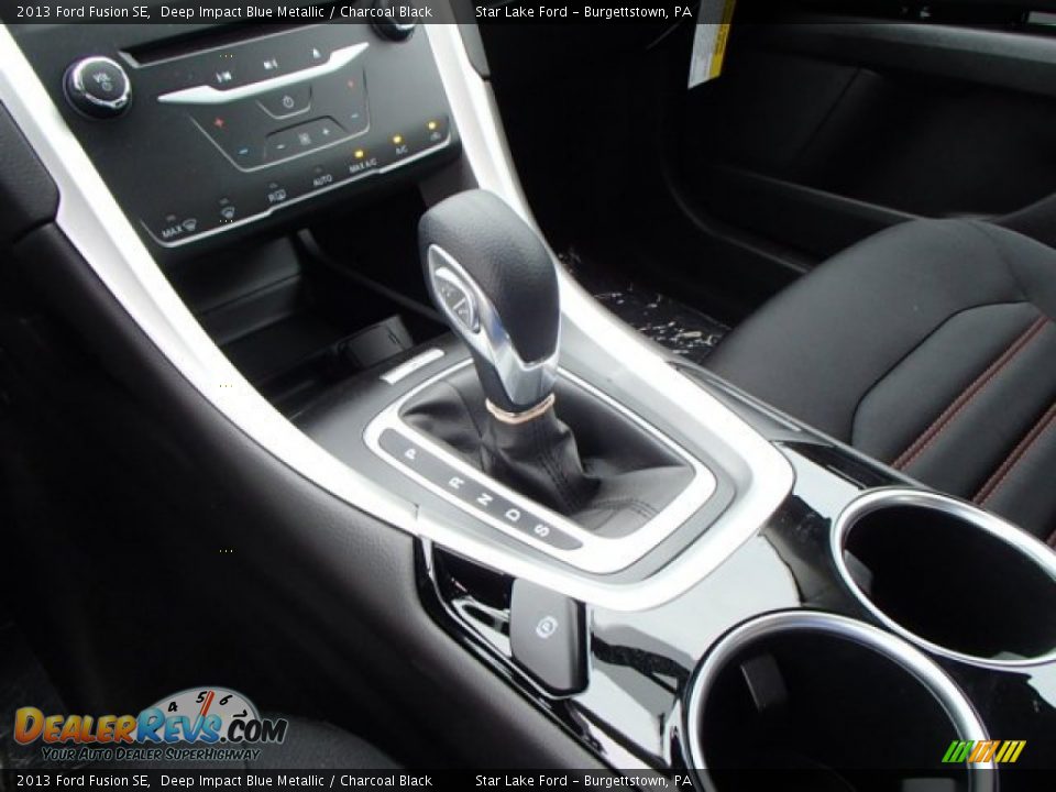 2013 Ford Fusion SE Deep Impact Blue Metallic / Charcoal Black Photo #20