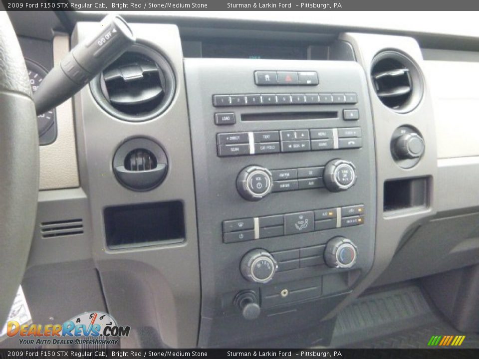 2009 Ford F150 STX Regular Cab Bright Red / Stone/Medium Stone Photo #13