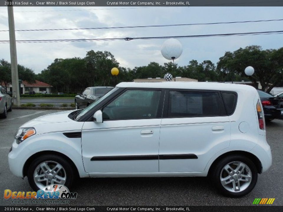 2010 Kia Soul + Clear White / Black Soul Logo Cloth Photo #2