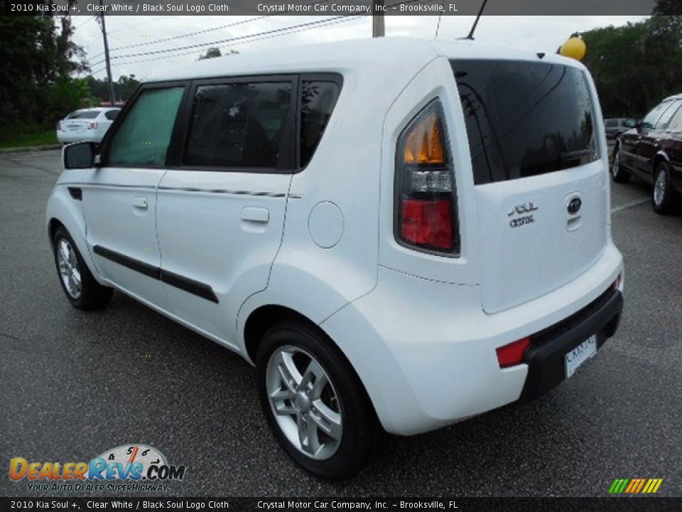 2010 Kia Soul + Clear White / Black Soul Logo Cloth Photo #3