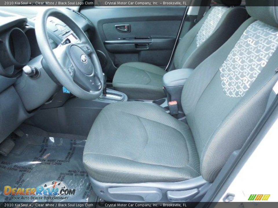2010 Kia Soul + Clear White / Black Soul Logo Cloth Photo #4