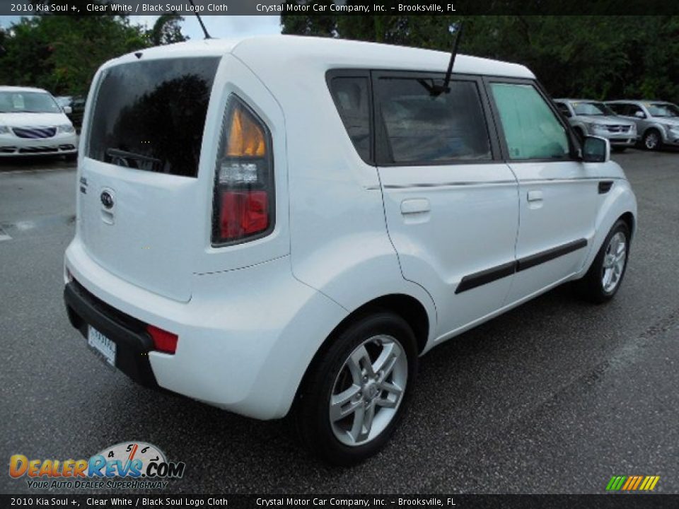 2010 Kia Soul + Clear White / Black Soul Logo Cloth Photo #9