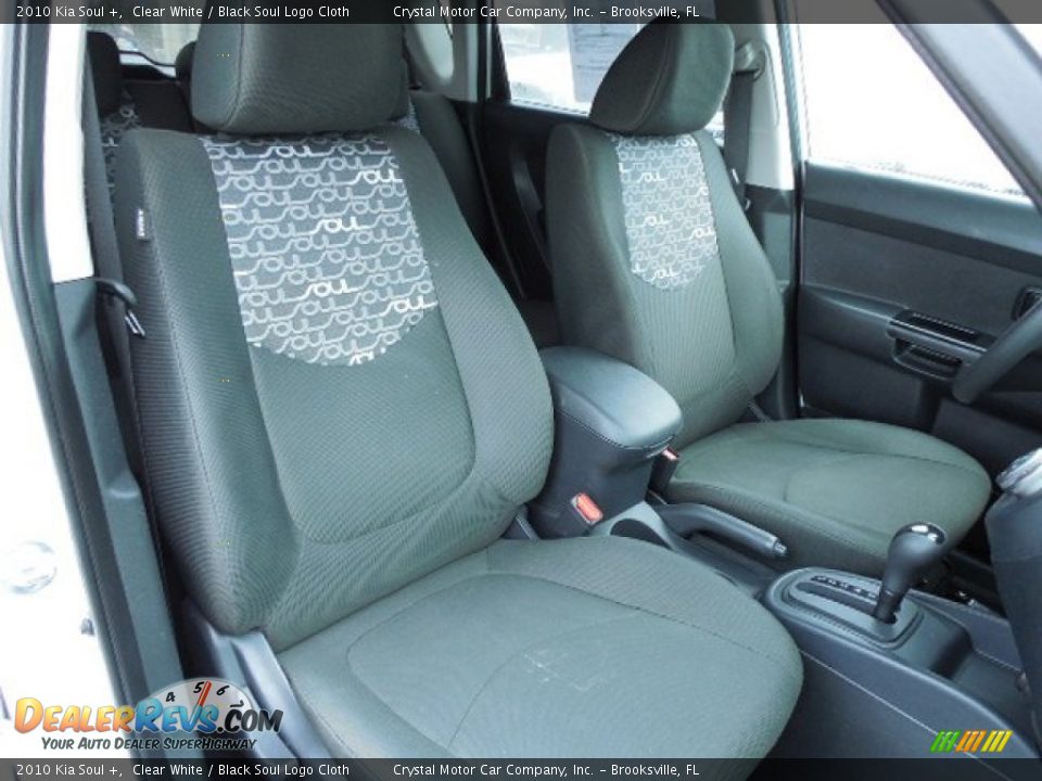 2010 Kia Soul + Clear White / Black Soul Logo Cloth Photo #13