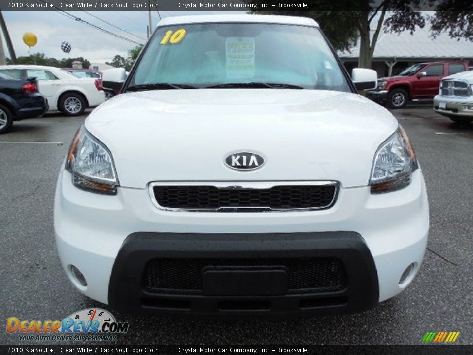 2010 Kia Soul + Clear White / Black Soul Logo Cloth Photo #14