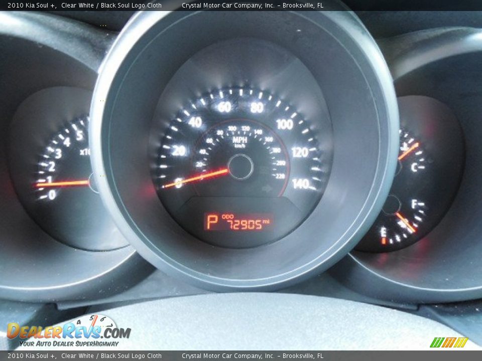 2010 Kia Soul + Clear White / Black Soul Logo Cloth Photo #19