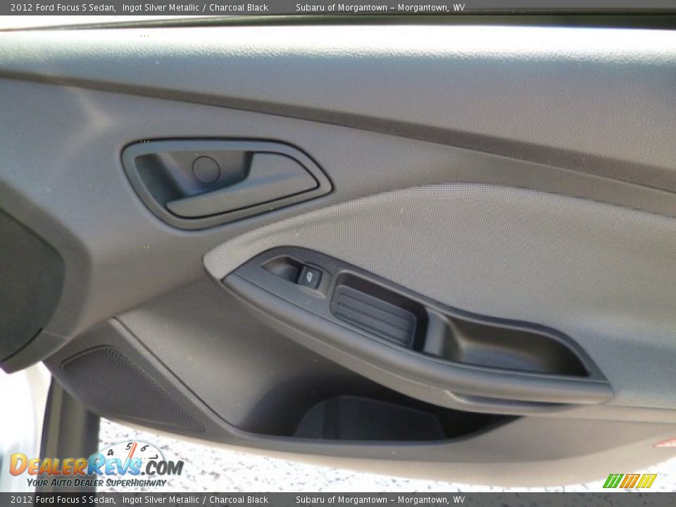 2012 Ford Focus S Sedan Ingot Silver Metallic / Charcoal Black Photo #14