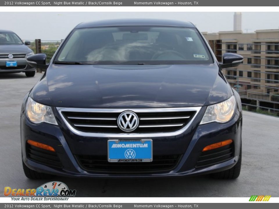 2012 Volkswagen CC Sport Night Blue Metallic / Black/Cornsilk Beige Photo #2