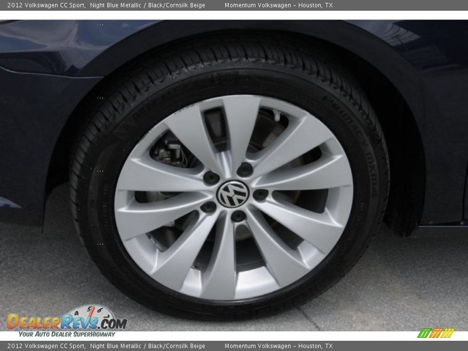 2012 Volkswagen CC Sport Night Blue Metallic / Black/Cornsilk Beige Photo #4