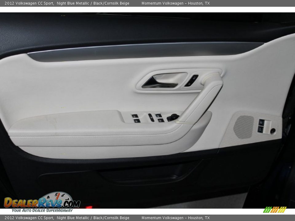 2012 Volkswagen CC Sport Night Blue Metallic / Black/Cornsilk Beige Photo #13