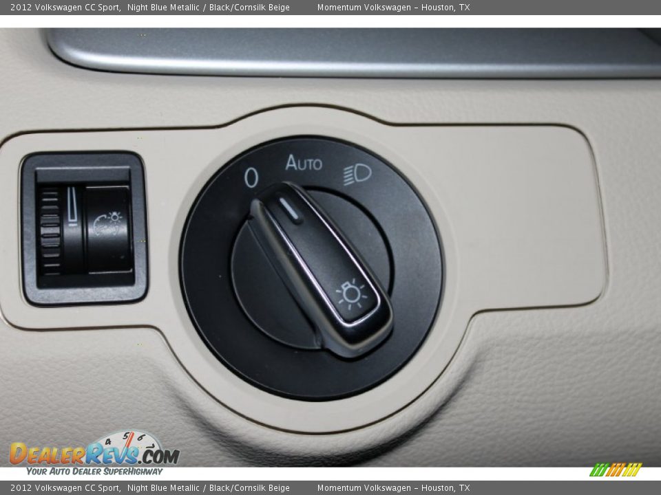 2012 Volkswagen CC Sport Night Blue Metallic / Black/Cornsilk Beige Photo #16