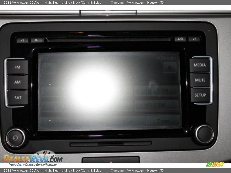 2012 Volkswagen CC Sport Night Blue Metallic / Black/Cornsilk Beige Photo #18