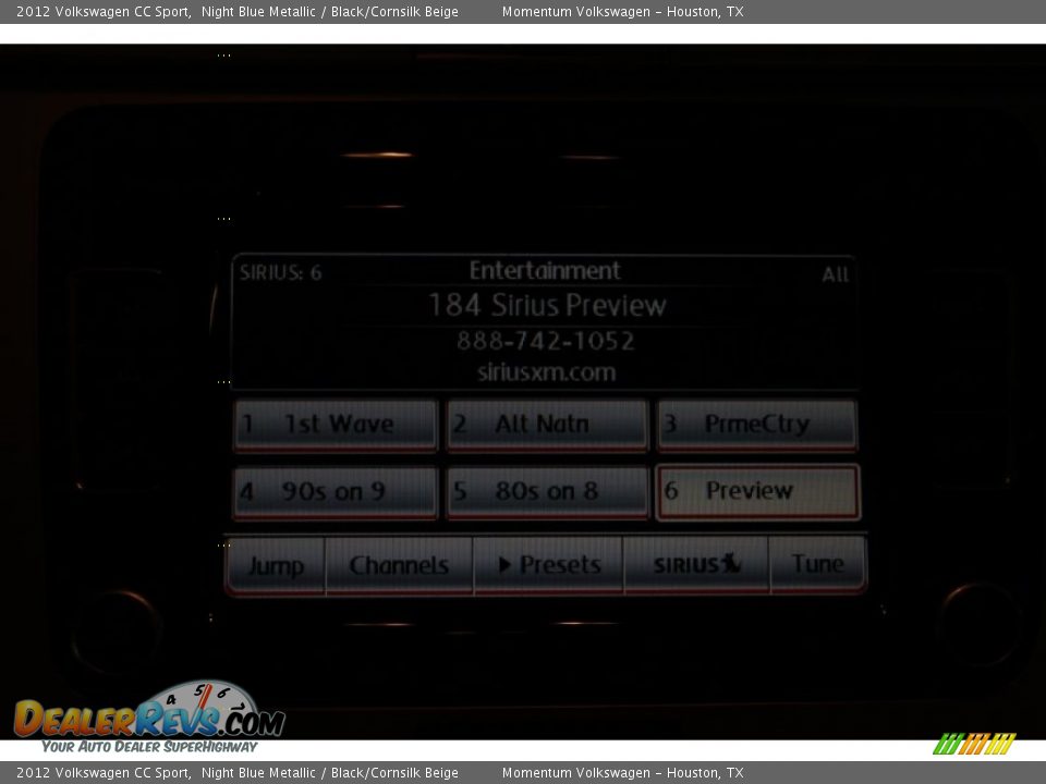 2012 Volkswagen CC Sport Night Blue Metallic / Black/Cornsilk Beige Photo #19