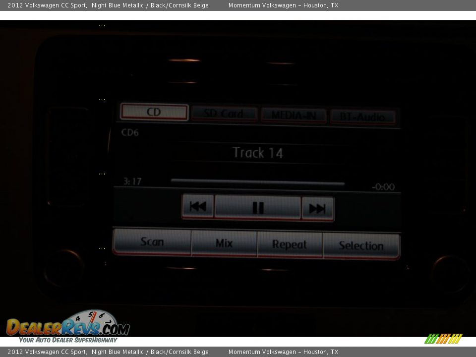 2012 Volkswagen CC Sport Night Blue Metallic / Black/Cornsilk Beige Photo #20