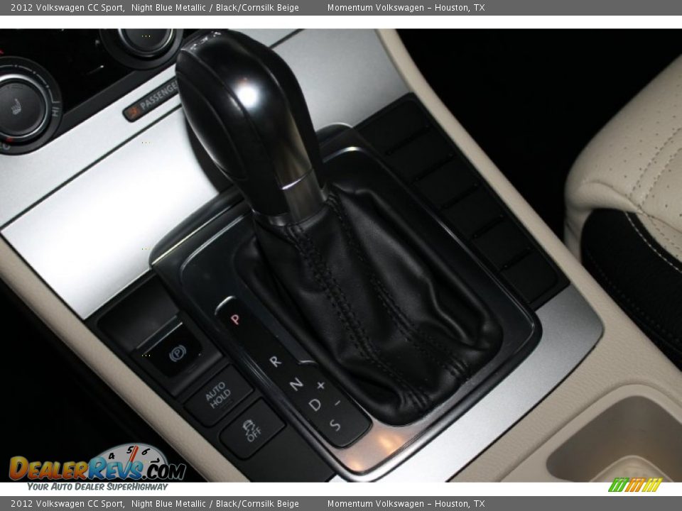 2012 Volkswagen CC Sport Night Blue Metallic / Black/Cornsilk Beige Photo #22