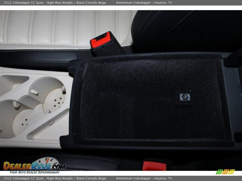 2012 Volkswagen CC Sport Night Blue Metallic / Black/Cornsilk Beige Photo #23
