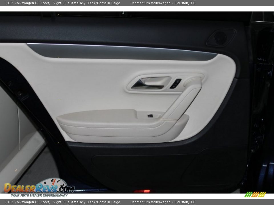 2012 Volkswagen CC Sport Night Blue Metallic / Black/Cornsilk Beige Photo #24