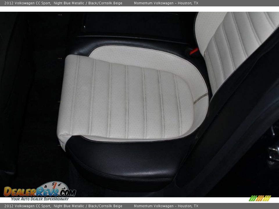 2012 Volkswagen CC Sport Night Blue Metallic / Black/Cornsilk Beige Photo #26