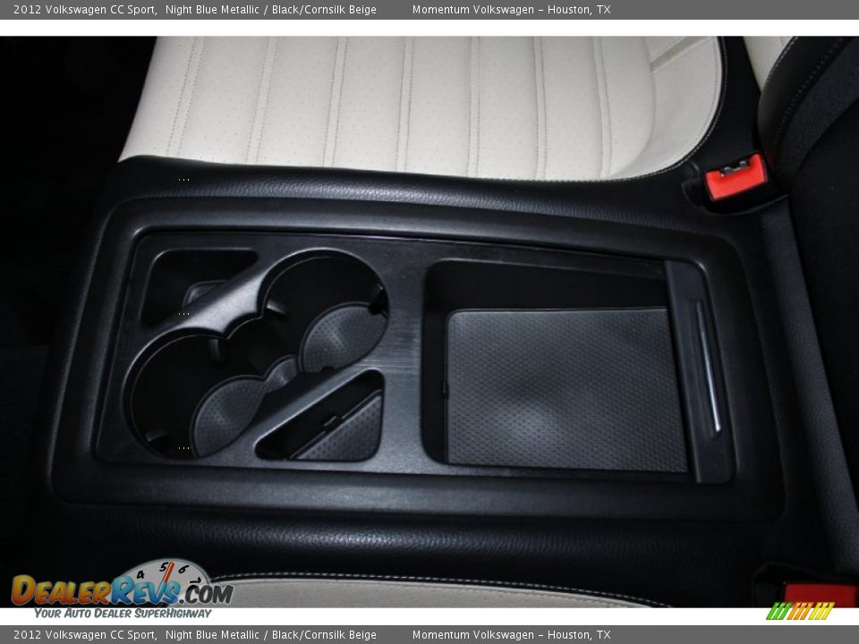 2012 Volkswagen CC Sport Night Blue Metallic / Black/Cornsilk Beige Photo #28