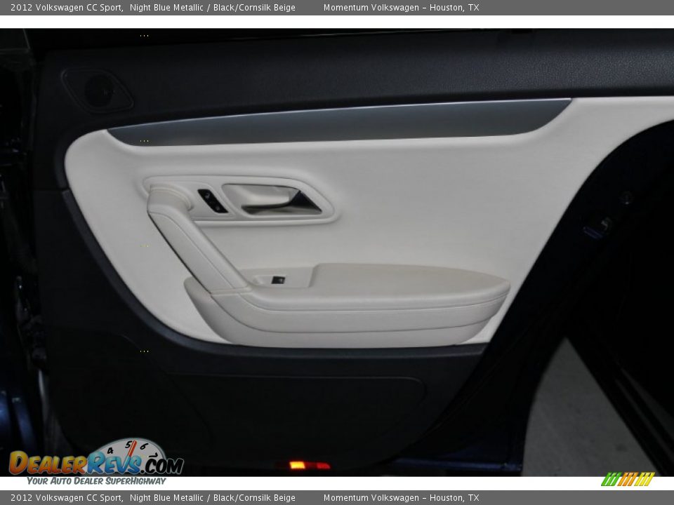 2012 Volkswagen CC Sport Night Blue Metallic / Black/Cornsilk Beige Photo #31