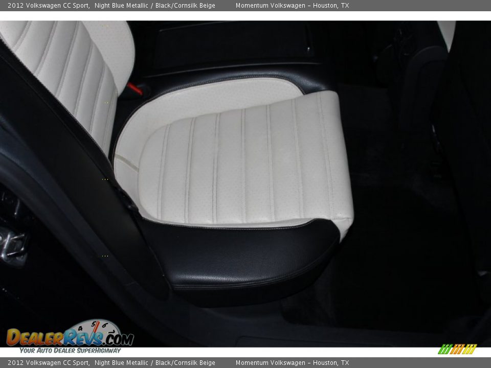 2012 Volkswagen CC Sport Night Blue Metallic / Black/Cornsilk Beige Photo #32