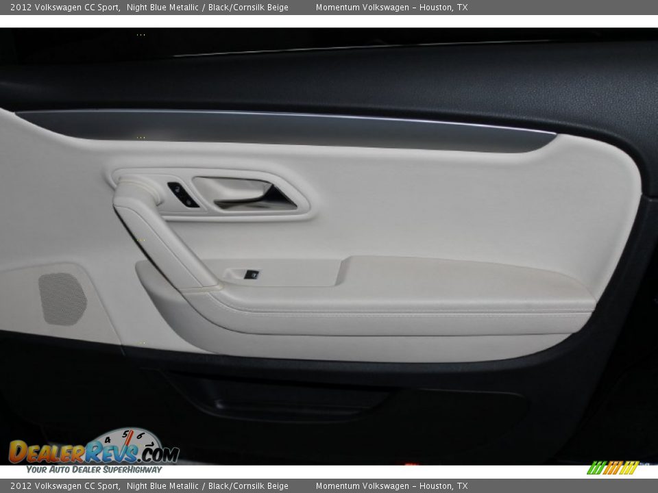 2012 Volkswagen CC Sport Night Blue Metallic / Black/Cornsilk Beige Photo #33