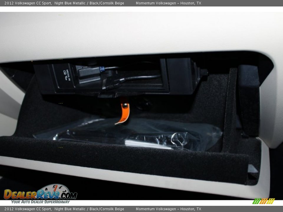 2012 Volkswagen CC Sport Night Blue Metallic / Black/Cornsilk Beige Photo #36