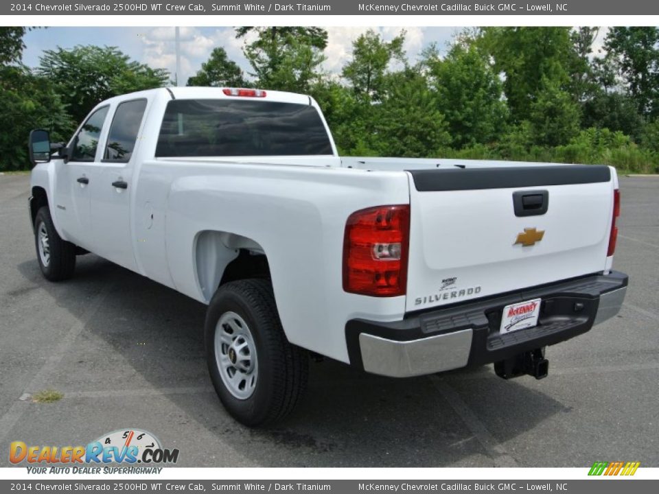 2014 Chevrolet Silverado 2500HD WT Crew Cab Summit White / Dark Titanium Photo #4