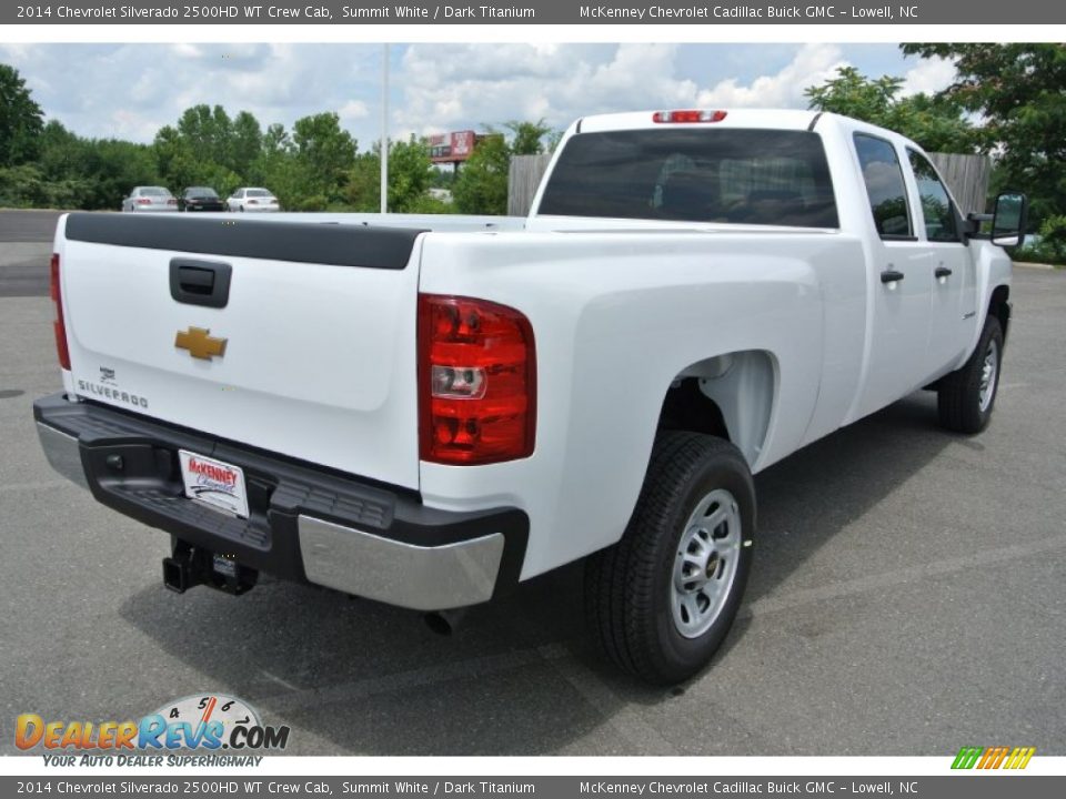 2014 Chevrolet Silverado 2500HD WT Crew Cab Summit White / Dark Titanium Photo #5