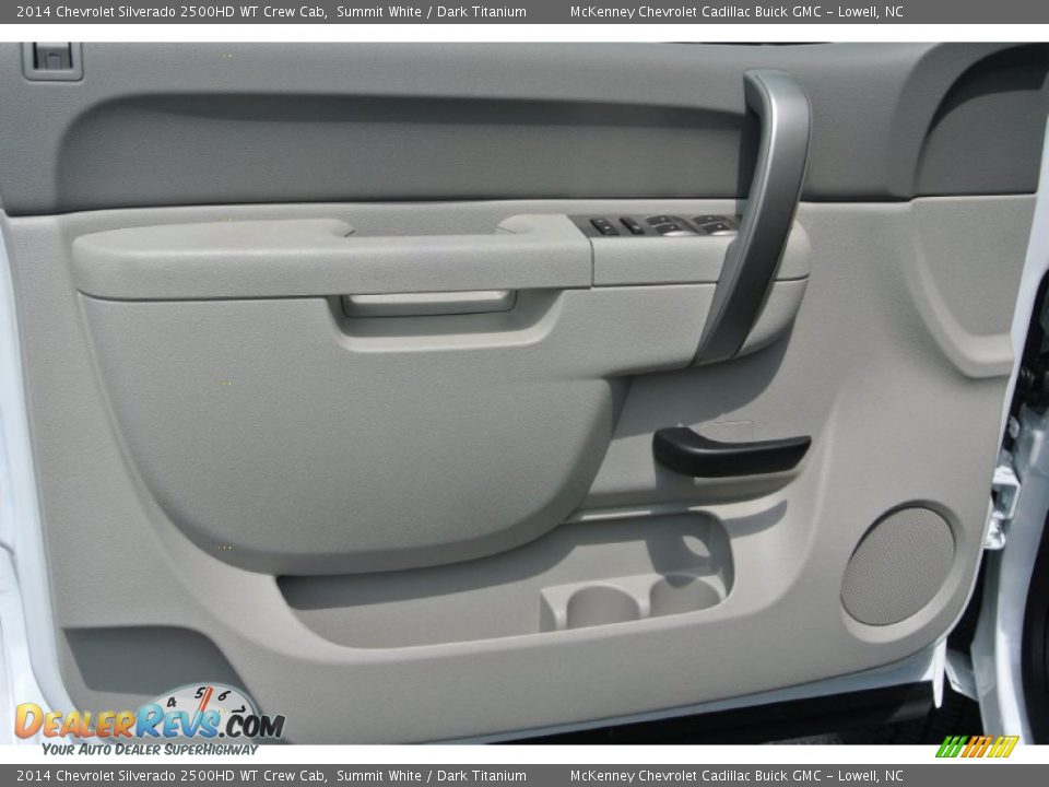 2014 Chevrolet Silverado 2500HD WT Crew Cab Summit White / Dark Titanium Photo #9