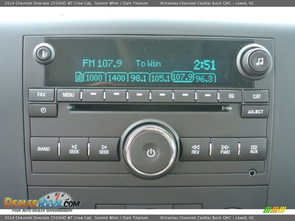 2014 Chevrolet Silverado 2500HD WT Crew Cab Summit White / Dark Titanium Photo #11